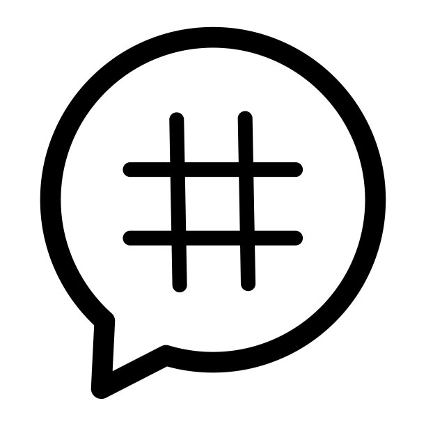 Hashtag图标。Hashtag符号。矢量插画。库存图片图片下载