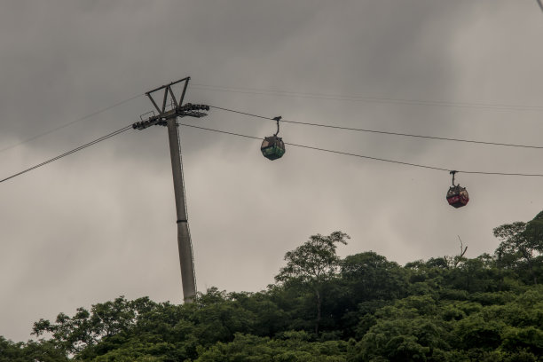 阿根廷萨尔塔市的缆车图片下载