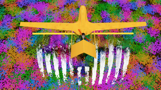 农田灌溉喷灌无人机无人农用飞机图片下载