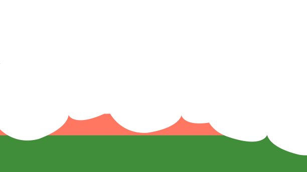 吃西瓜的可爱插图图片下载