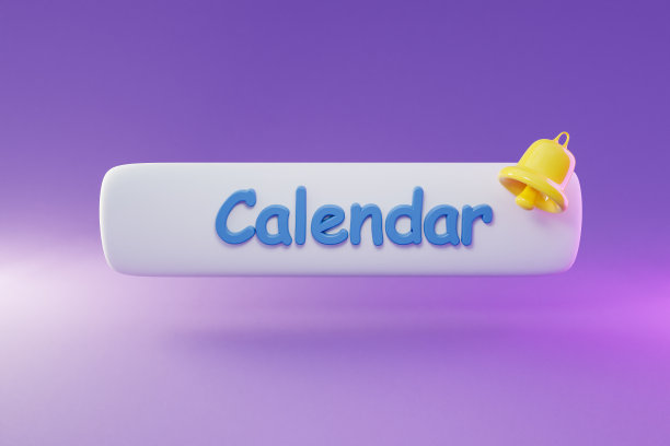 浮动聊天符号的手机应用程序在彩色无限的背景;新邮件日历做钟图标符号;三维演示图片下载