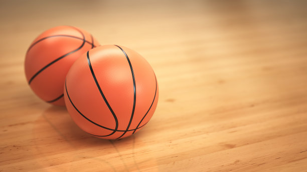 篮球木质背景景深图片下载