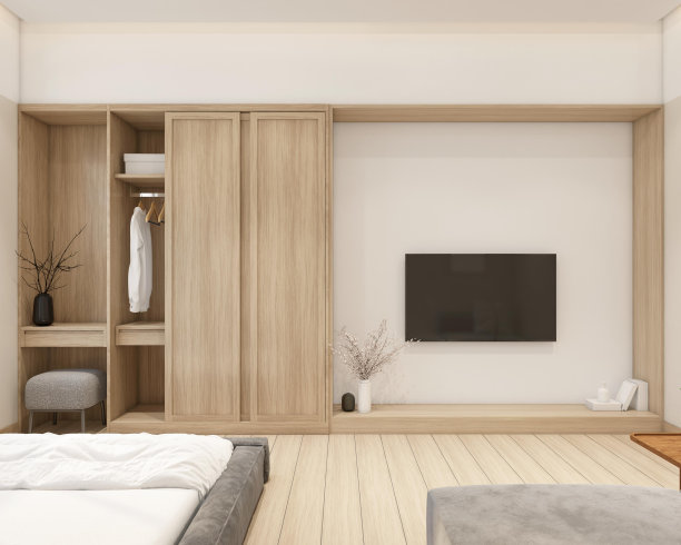 现代日本风格的小房间图片下载