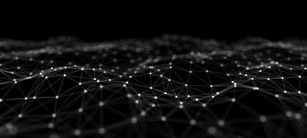 网络的结构由点和线连接而成。数据的技术。数字的背景。3 d渲染。图片下载