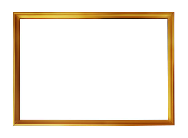 金色相框图片下载