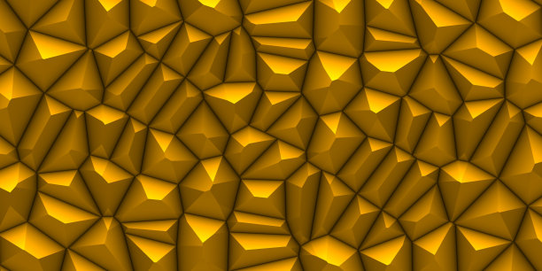 几何排列的精雕细琢的金块图片下载