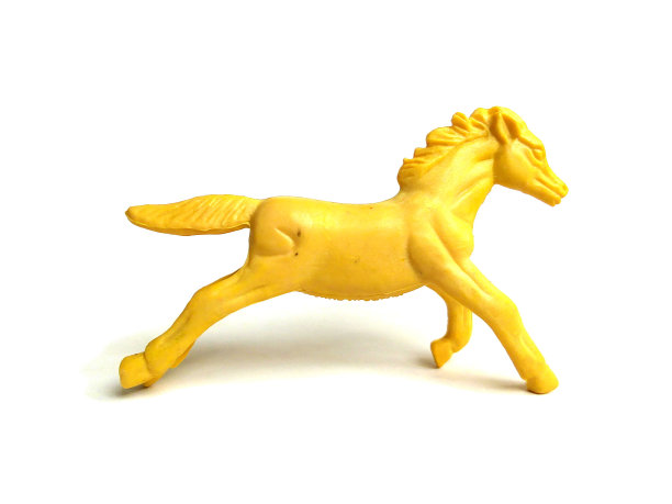 马玩具的特写，孤立在白色背景上。图片下载