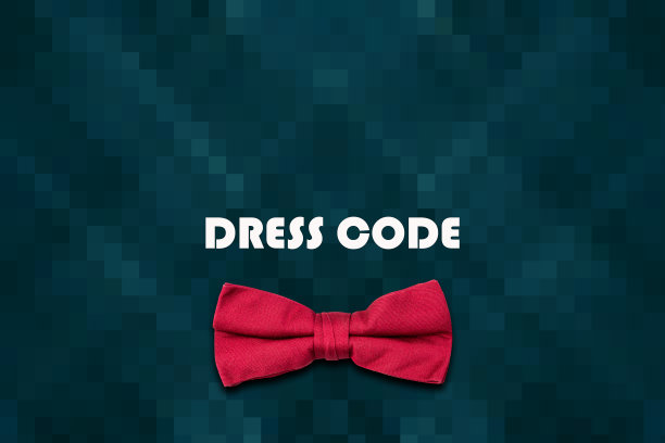 着装规范概念。蝴蝶结在一个黑暗的几何背景。业务。的生活方式。图片下载