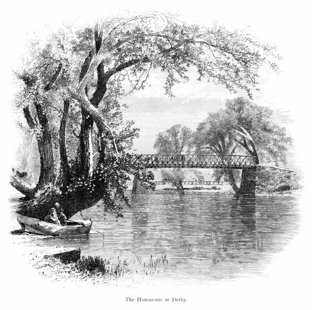 美国康涅狄格德比的胡萨托尼克，《美国地理》图片下载