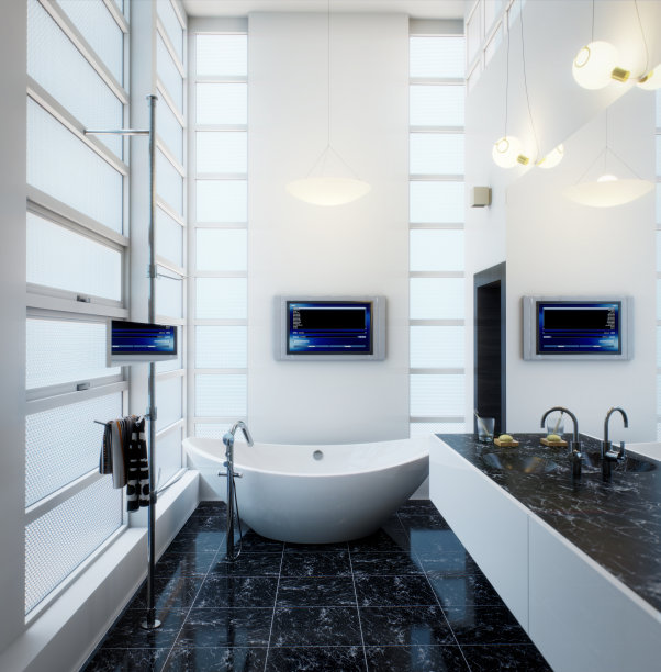 简约的家庭浴室图片下载