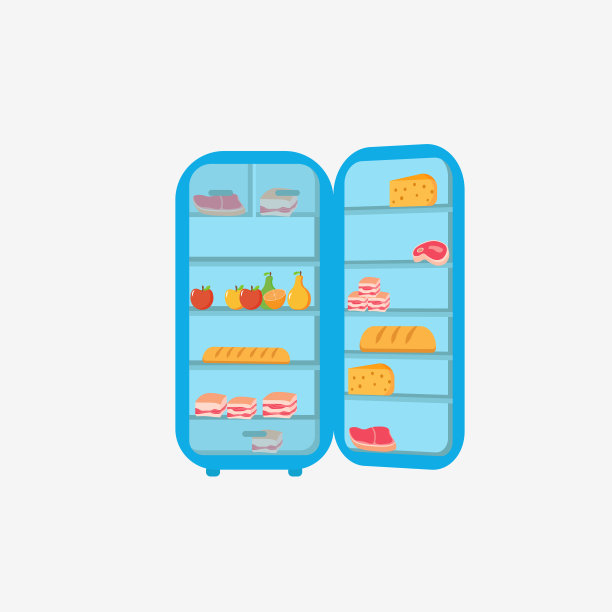 打开冰箱图片下载