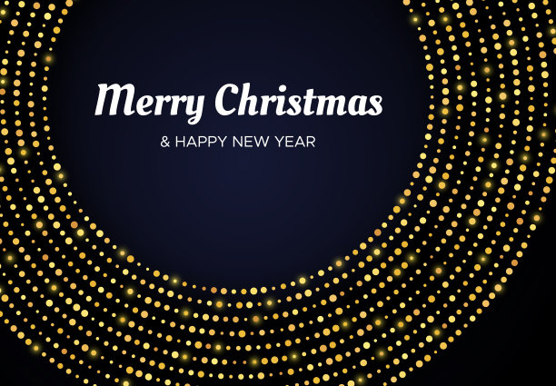 圣诞快乐，金光闪闪图片下载