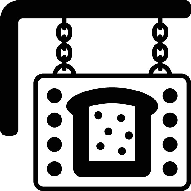 法国面包制造商商店概念，奶酪面包屋木制商业标志矢量图标设计，面包店和烘焙好的标志，烹饪和厨房教育，配方开发库存插图图片下载