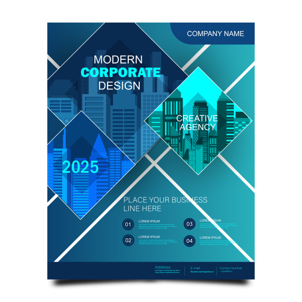 公司书籍封面设计模板在A4图片下载