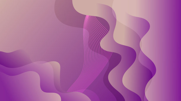 现代液体蓝色梯度抽象背景与波浪曲线层图片下载