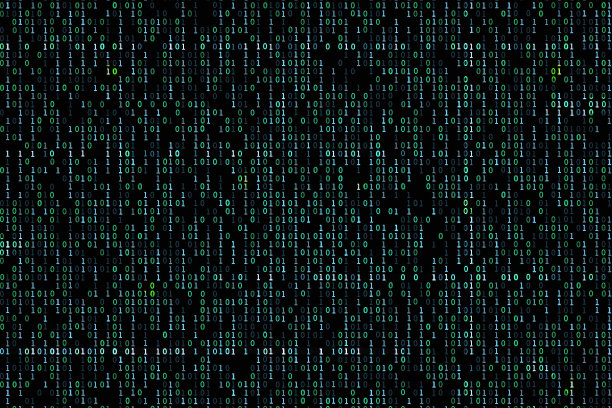 抽象二进制数背景图片下载