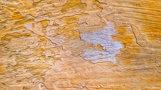 背景，旧漆，纹理，木材，黄色，不平整的表面，手机照片，壁纸，图片下载