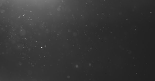 尘埃颗粒在空气中飞行，黑色的背景与光泄漏图片下载