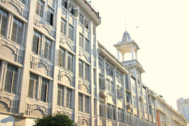 中国厦门，中山路步行街的美丽建筑图片下载