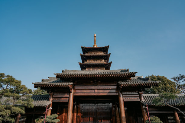 中国上海罗店宝山寺图片下载