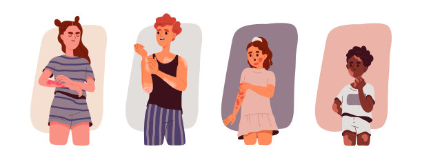 患有皮肤病的人图片下载