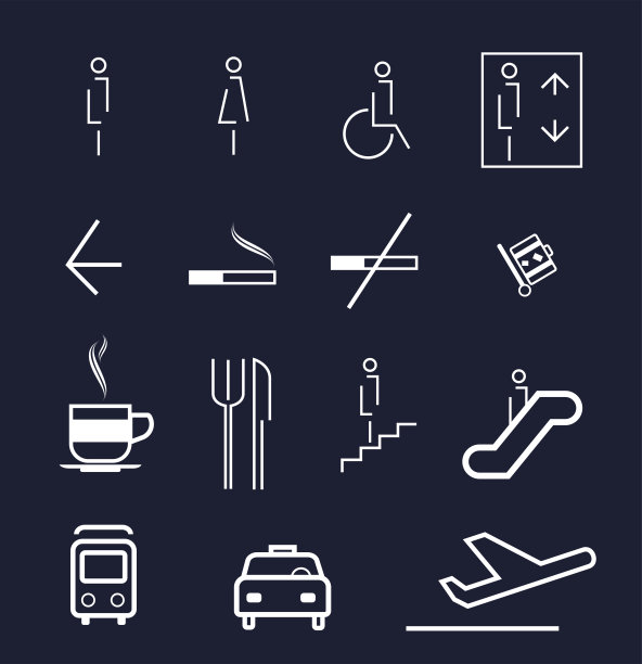 象形机场运输图片下载