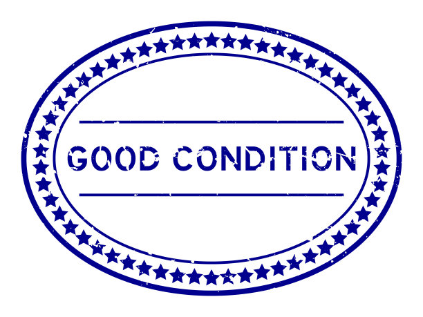 格伦格蓝色良好条件字椭圆形橡胶密封印章在白色背景图片下载