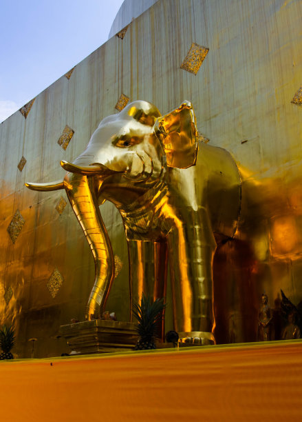 金色的大象图片下载