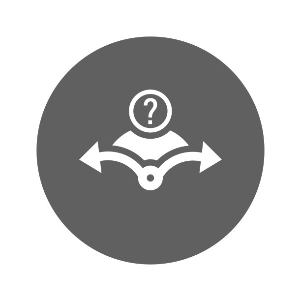 决策混乱图标。图片下载