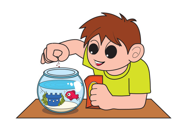 家务:帮助爸爸妈妈;给鱼收费图片下载