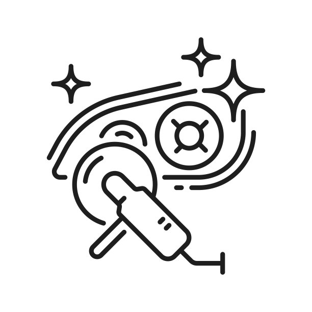 清洗汽车前灯隔离轮廓图标图片下载