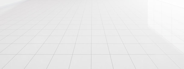 3d渲染白色瓷砖地板和空白空间的背景。图片下载