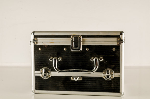 金属盒子的特写图片下载