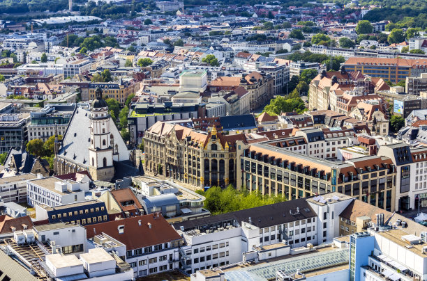 莱比锡城市天际线图片下载