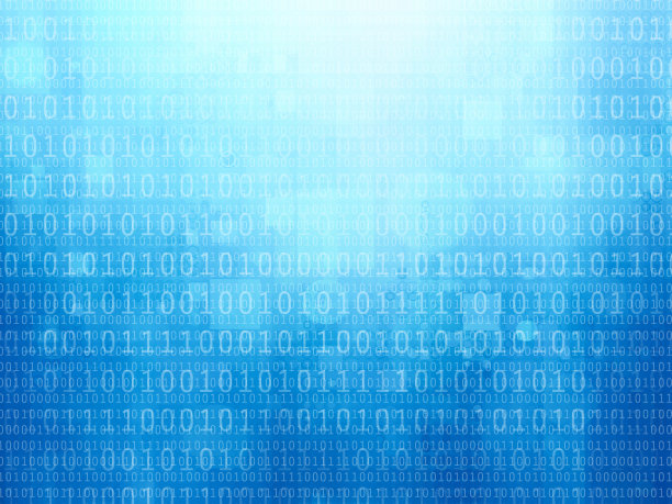 现代抽象背景与二进制代码图片下载
