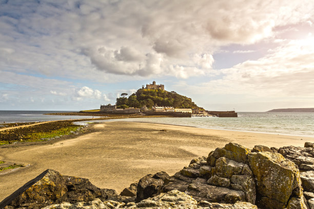 圣迈克尔山全景图片下载