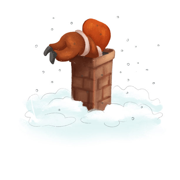 服装上的模型印花明信片印花插图数码新年雪花圣诞艺术绘画图片可爱图片下载