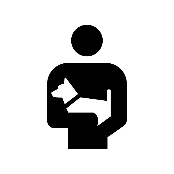ISO 7001 BP 006:狗应该携带。应携带国际标准的犬类公共信息标志。图片下载