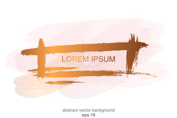 精致的背景与框架和笔刷标记。图片下载