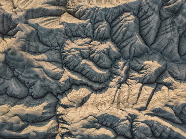 空中火山景观图片下载