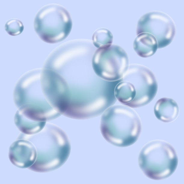 水晶玻璃轻气泡空气气候气氛图片下载