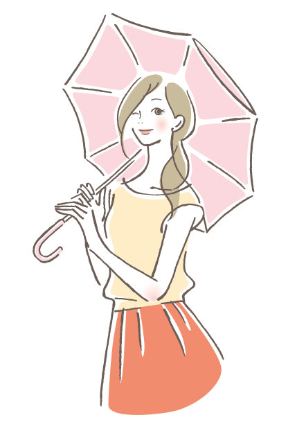 拿伞的女人图片下载