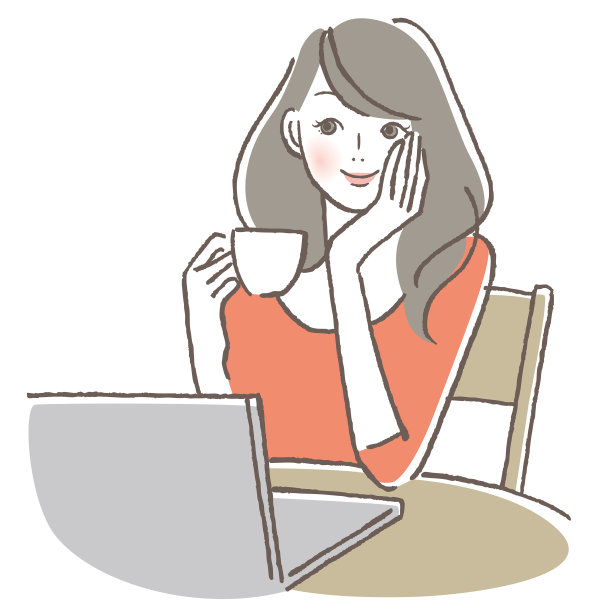 喝茶的女人图片下载