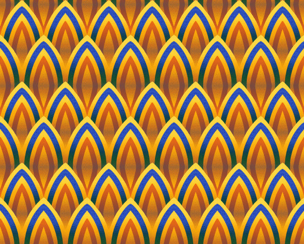 古埃及风格的装饰性观赏植物图片下载