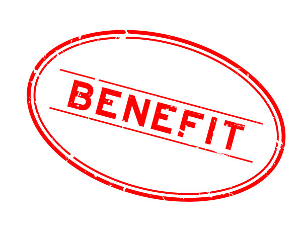 白色背景上的泥红色利益字椭圆形橡胶密封印章图片下载