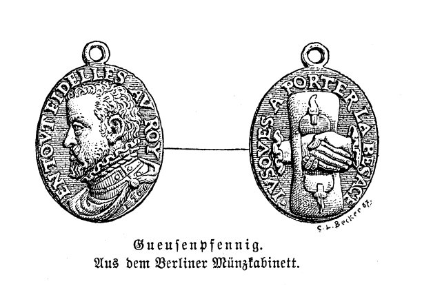 格森芬尼，1566年，西班牙国王菲利普二世肖像的奖章。图片下载