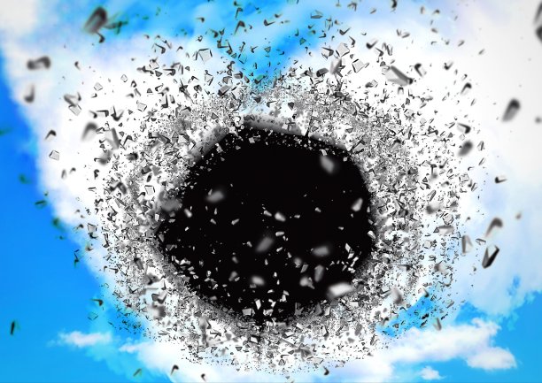 漩涡和飞溅抽象背景图片下载