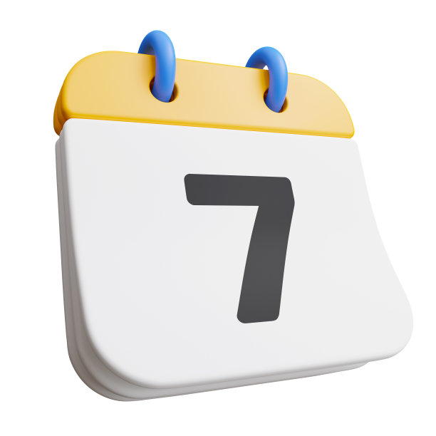 3d渲染日历图标隔离。图片下载