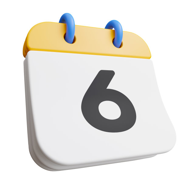 3d渲染日历图标隔离。图片下载