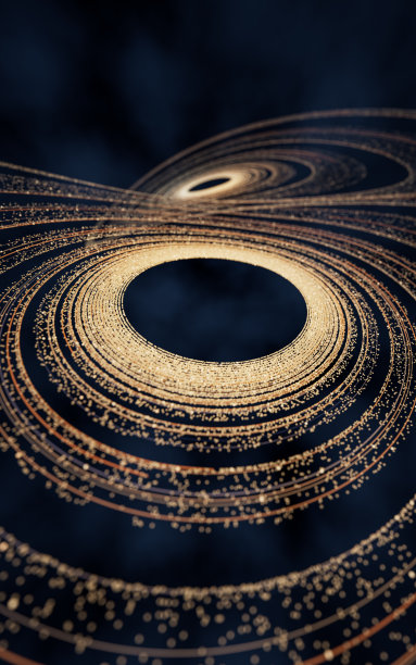 流畅的数字线条背景，3d渲染。图片下载